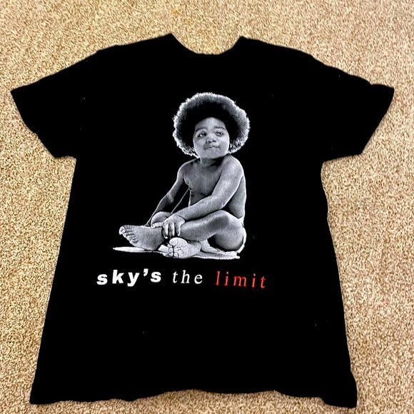 NOTORIOUS BIG “Sky’s the limit” Tee👑 - Picture 1 of 1